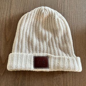 Women’s LoveYourMelon Cream Knitted Beanie/Toque